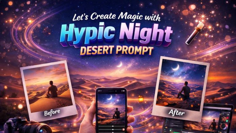 Hypic Night Desert Prompt