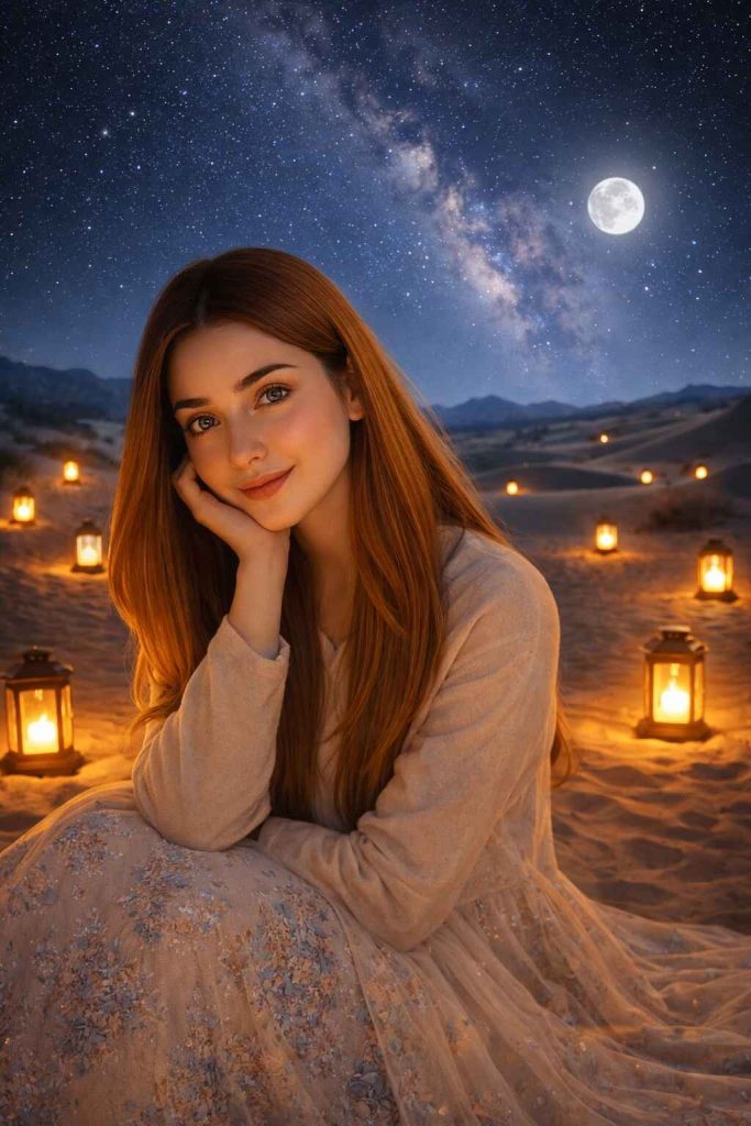 Hypic Night Desert Prompt